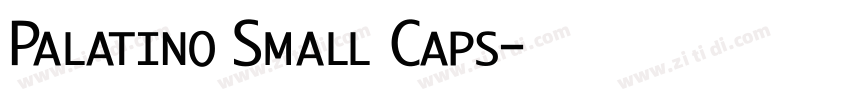 Palatino Small Caps字体转换